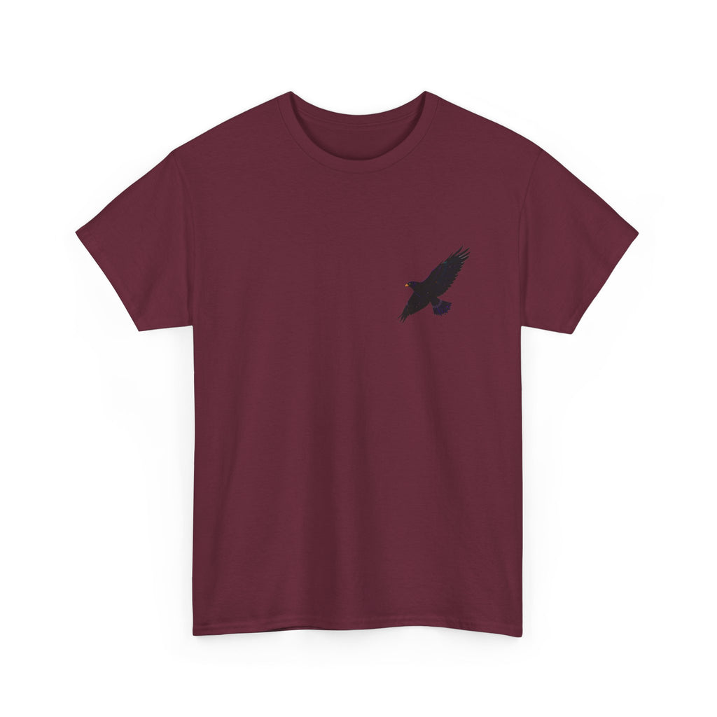 Minimal Astronaut Chest Print T-Shirt | Small Space Helmet Design