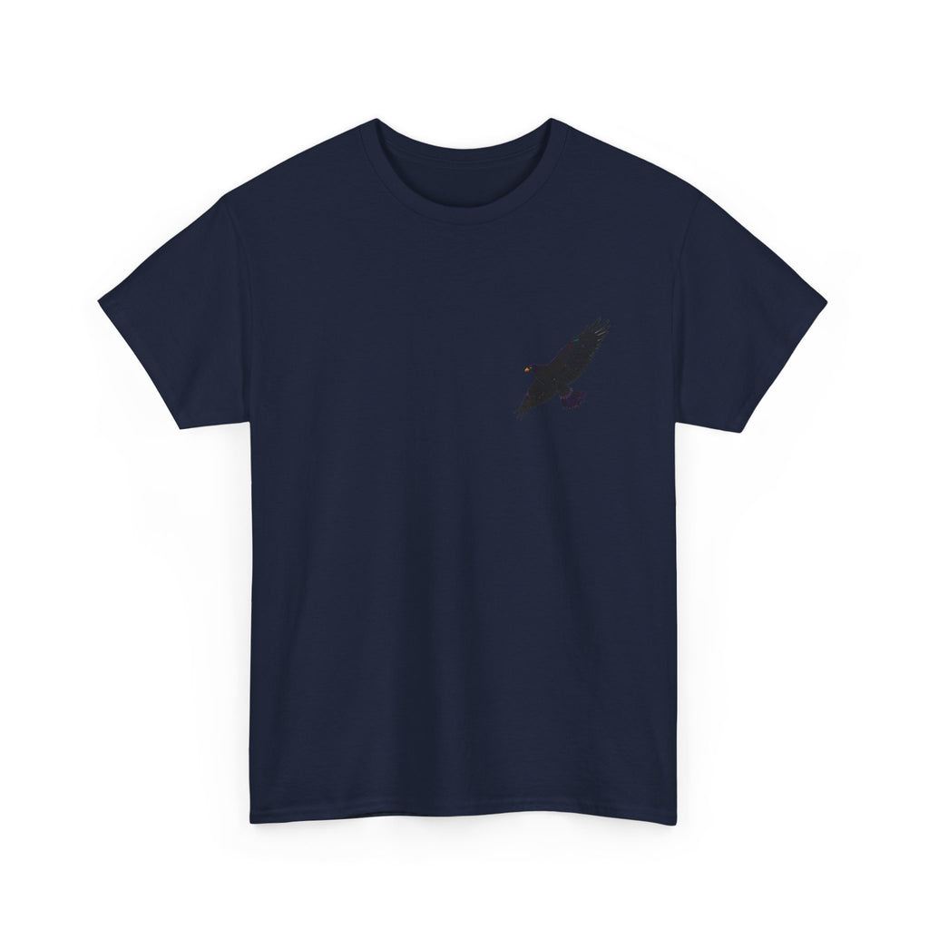 Minimal Astronaut Chest Print T-Shirt | Small Space Helmet Design
