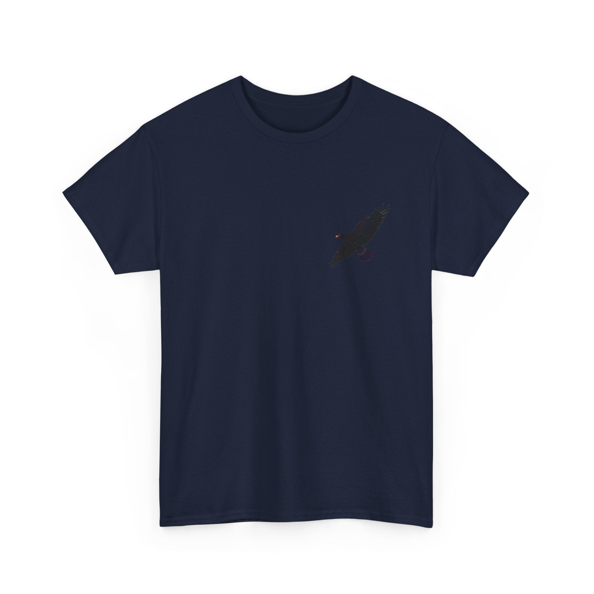 Minimal Astronaut Chest Print T-Shirt | Small Space Helmet Design