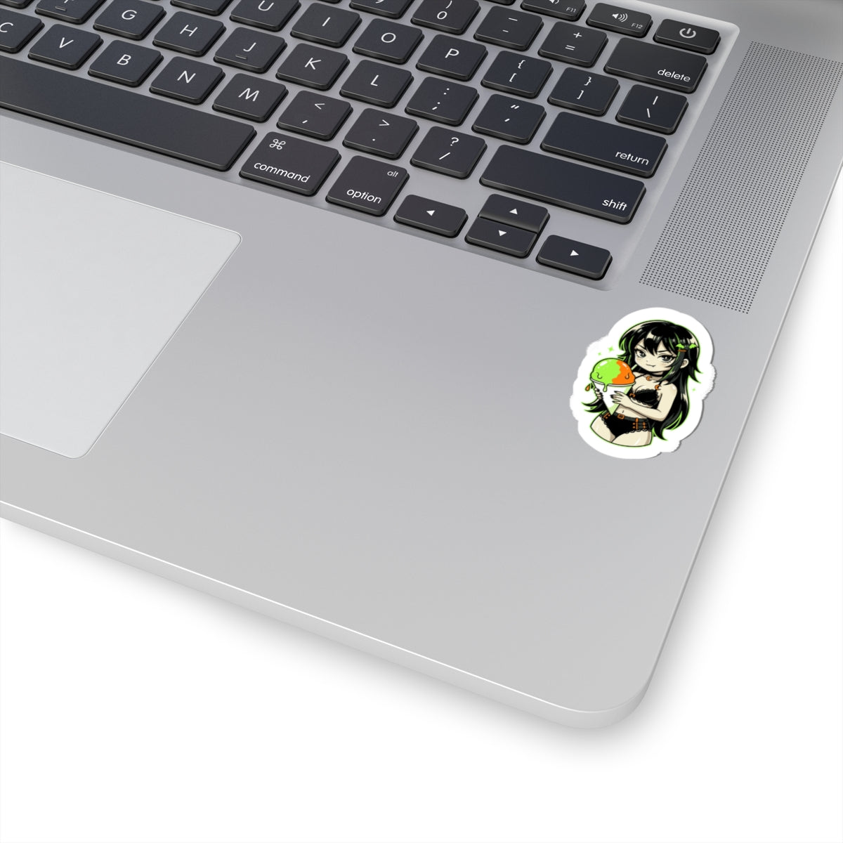 Anime Girl Holding Planet sticker | Kiss-Cut Sticker