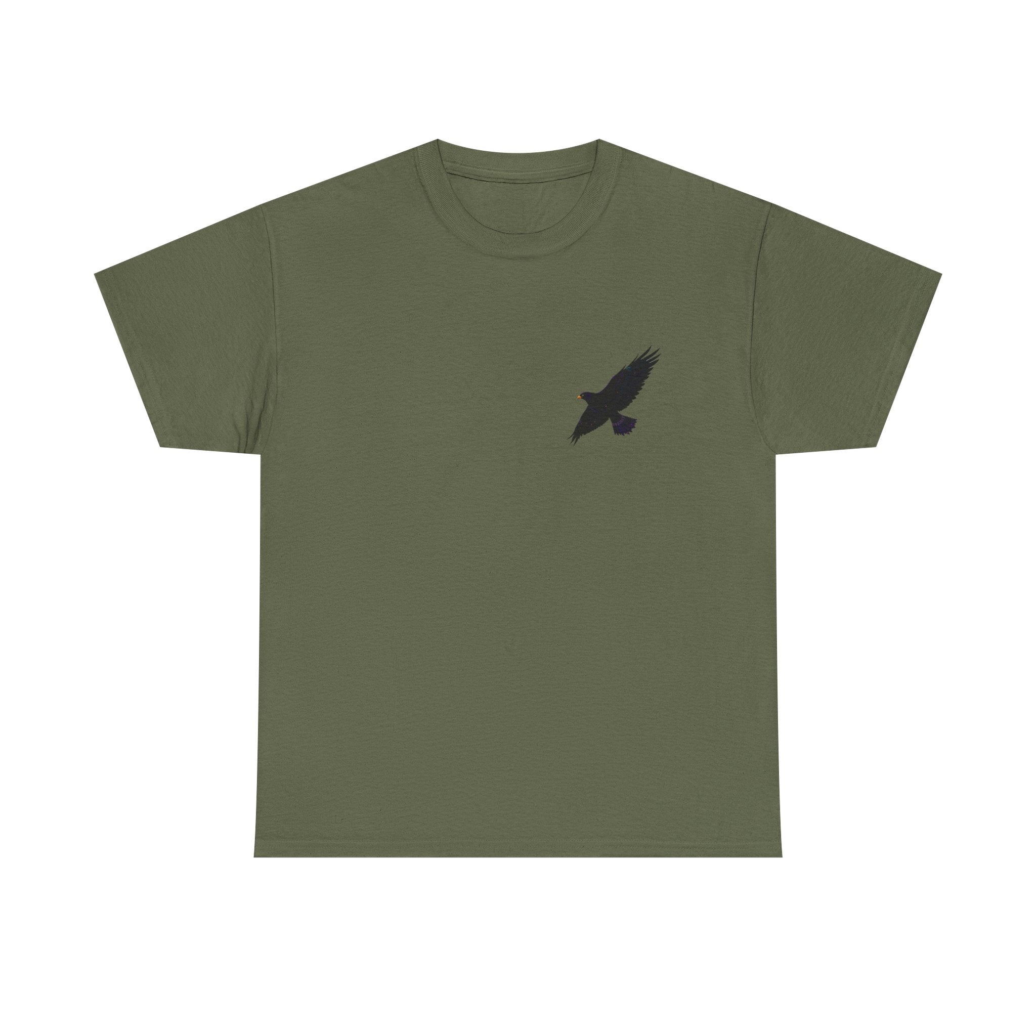 Minimal Astronaut Chest Print T-Shirt | Small Space Helmet Design